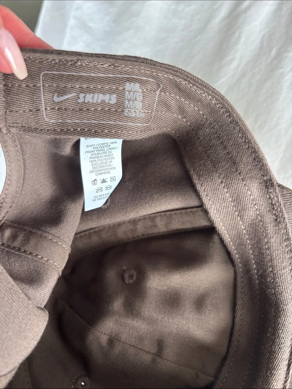 Skims Nike Brown Baseball Cap - Classic Curved Brim